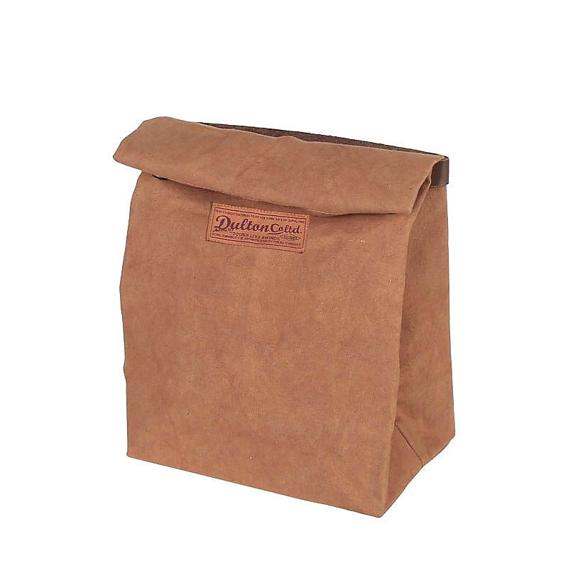 WAX CANVAS LUNCH BAG CAMEL