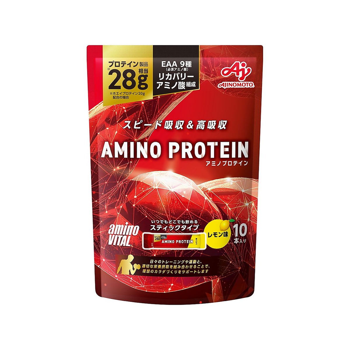 アミノプロテイン レモンスティック10本入