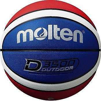 アウトドアバスケットボール　ブルー　レッド　ホワイト