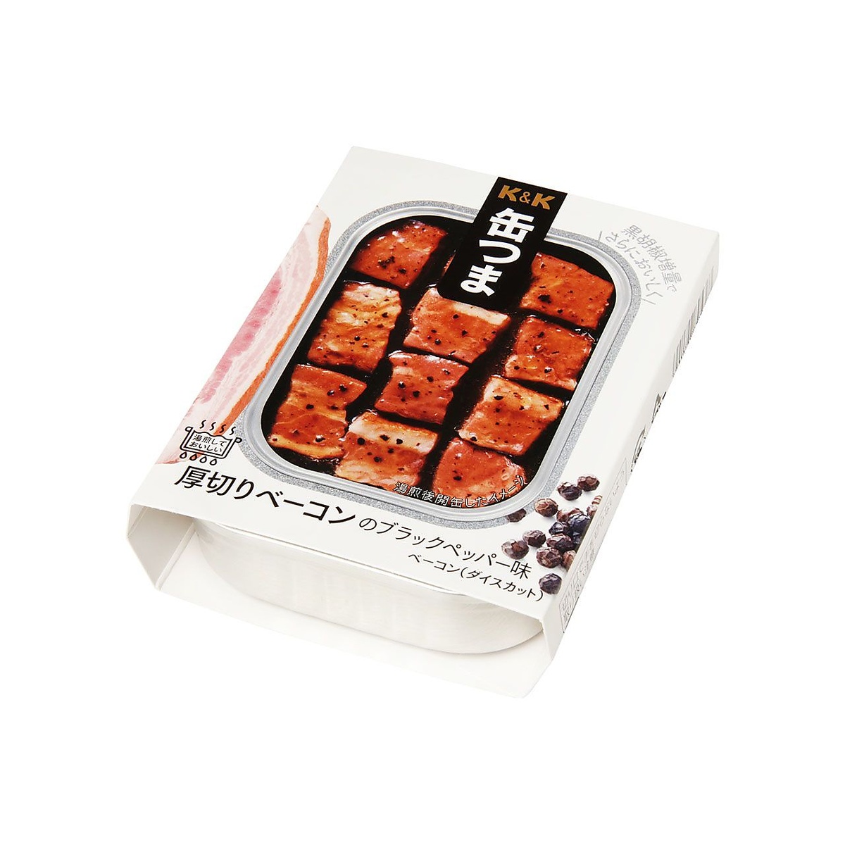 缶つま　厚切りベーコンのブラックペッパー味