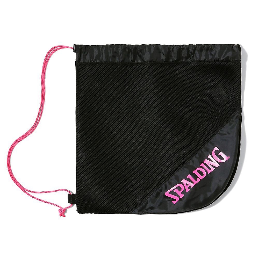 ボールナップサック ブラックXマゼンタ