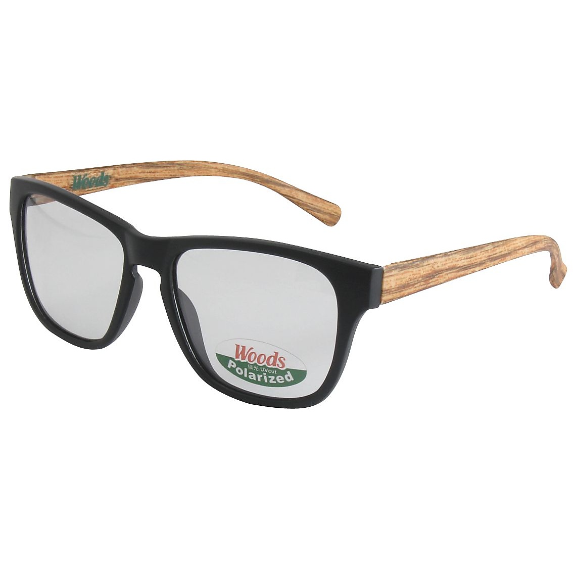 WOODS ウッズ　偏光　明るいカラーレンズ　アウトドア　フィッシング向け　サングラス　ストラップ付き