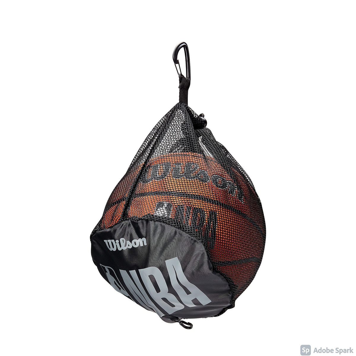 NBA シングル ボール キャリーバッグ (NBA SINGLE BALL CARRY BAG BL)