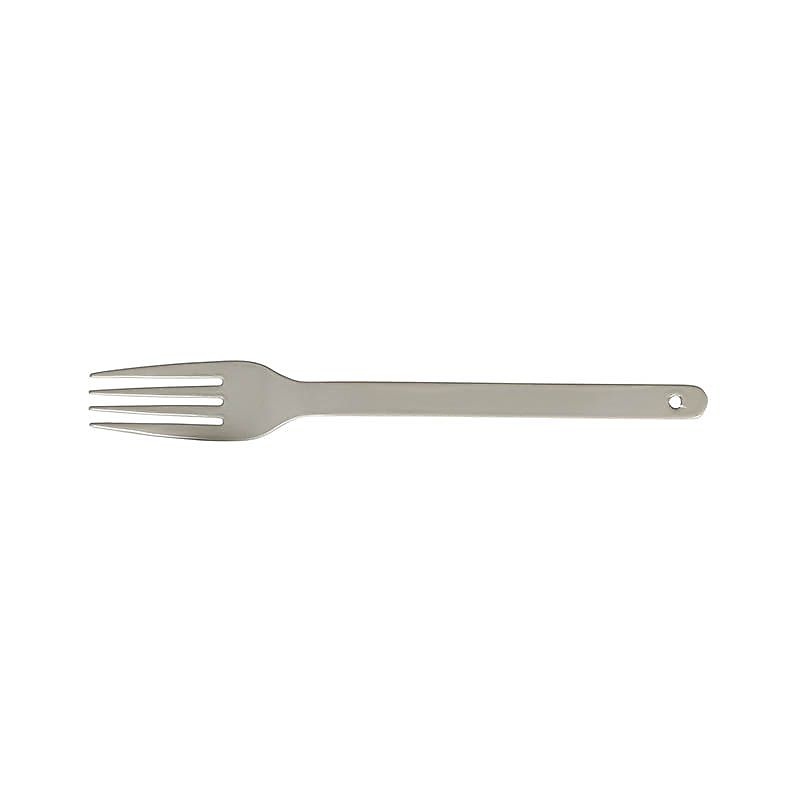 ENAMEL DESSERT FORK BEIGE