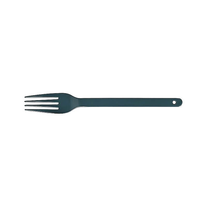 ENAMEL DESSERT FORK GREEN