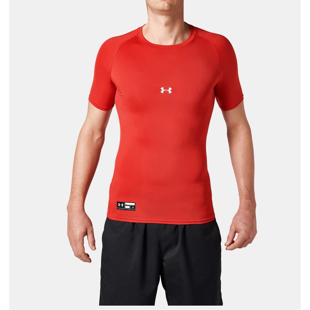 UA HEATGEAR ARMOUR COMPRESSION SHORT SLEEVE CREW NECK SHIRT