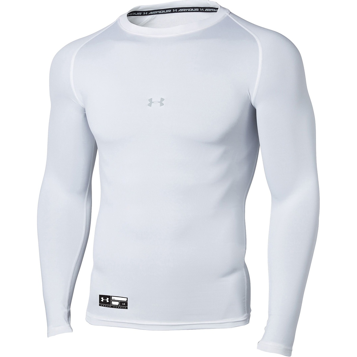 UA HEATGEAR ARMOUR COMPRESSION LONG SLEEVE CREW NECK SHIRT