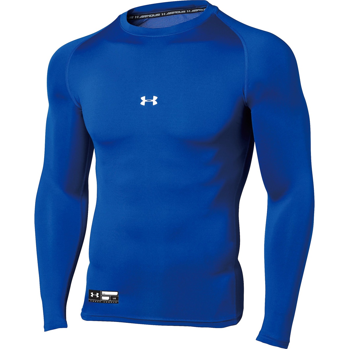 UA HEATGEAR ARMOUR COMPRESSION LONG SLEEVE CREW NECK SHIRT