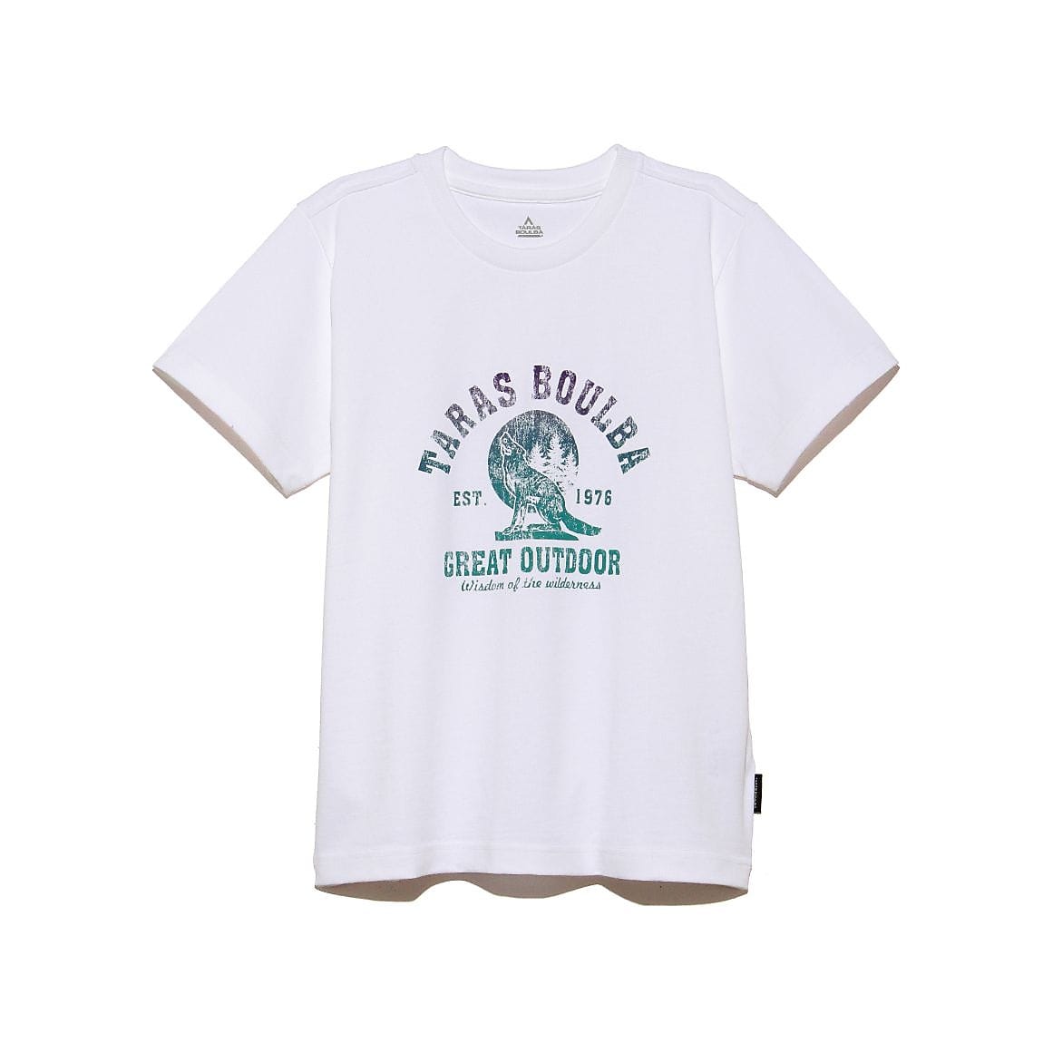 ジュニア ヘビーコットンプリントTシャツ（コヨーテ）