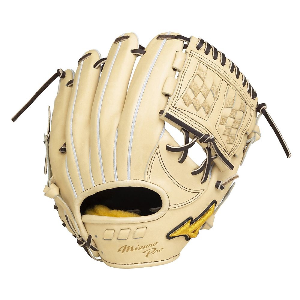硬式用ミズノプロ5DNAテクノロジー22モデル　内野手用(ウェブ下ポケット浅め)：サイズ9