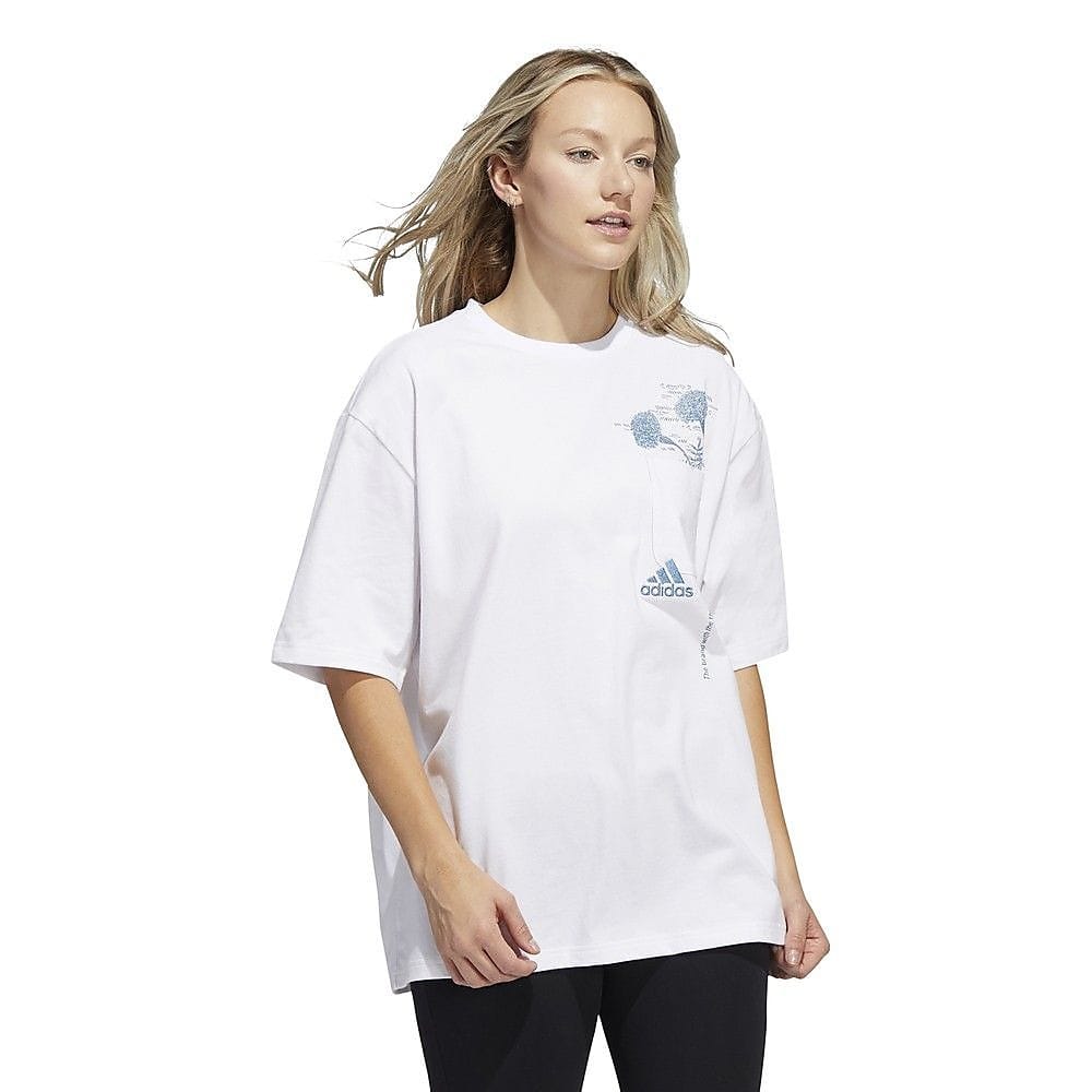 フローラル柄 ポケット 半袖Tシャツ / W FLORAL POCKET TEE