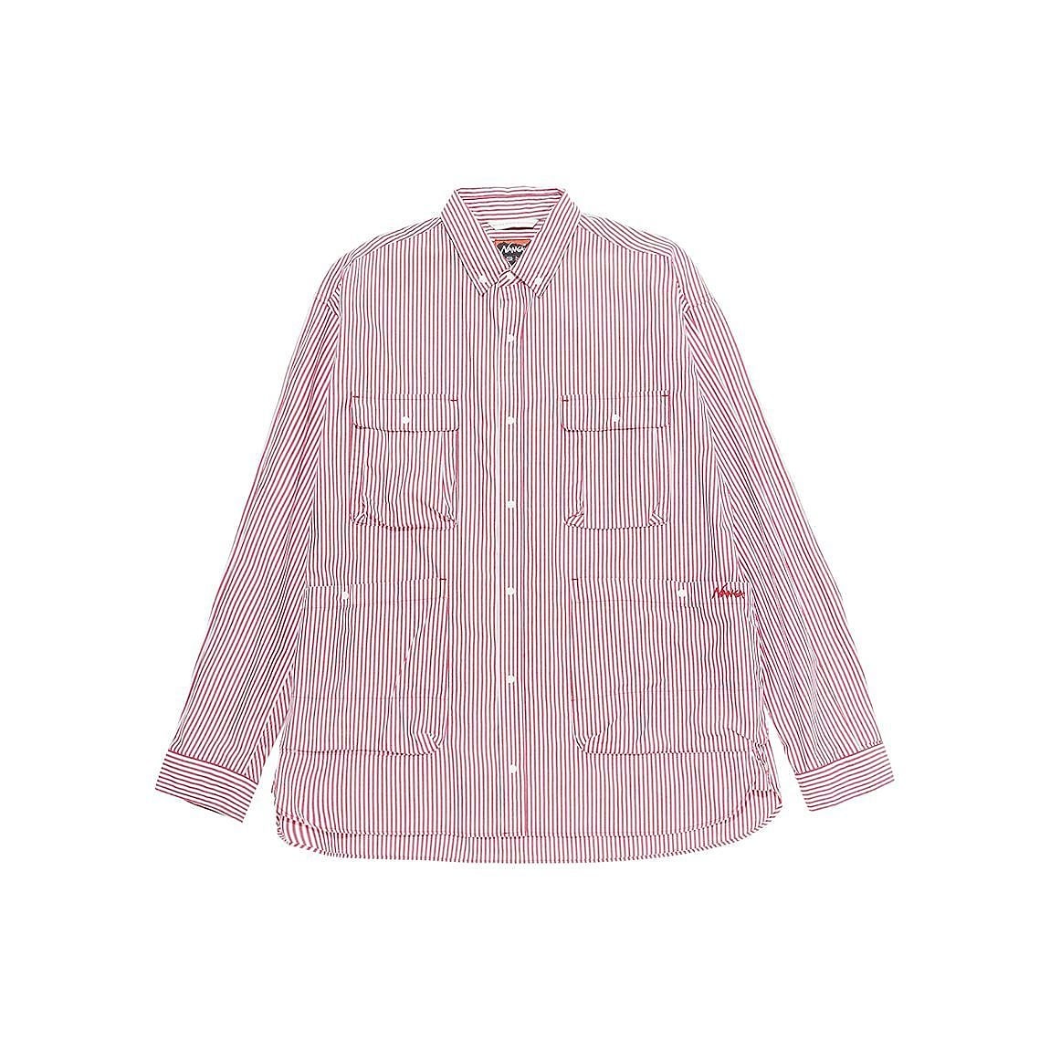 NANGAナンガ - CANDY STRIPE CAMP SHIRT (キャンディ-ストライプ