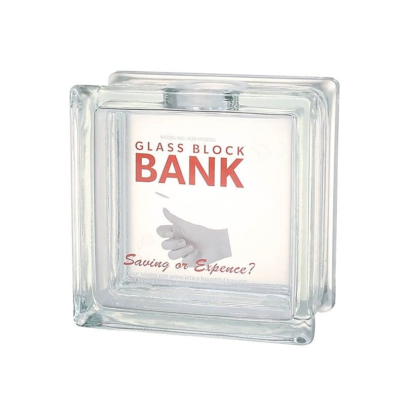 GLASS BLOCK BANK SQUARE
