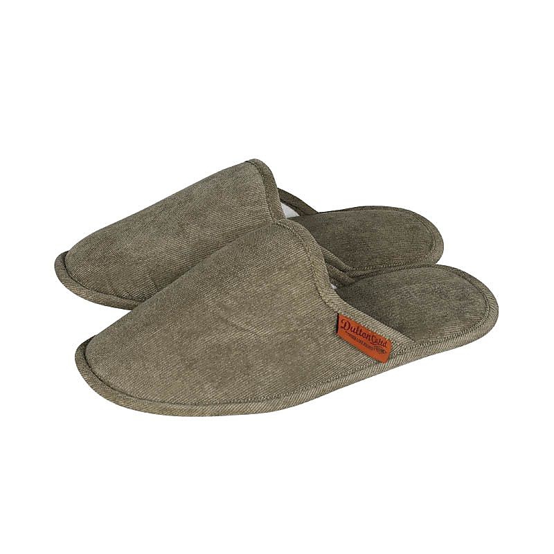 CORDUROY SLIPPERS EV WOMEN/GREEN