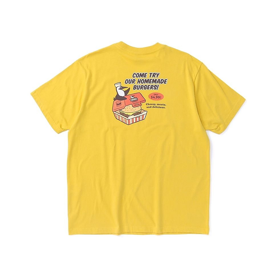 CHUMS Burger Shop T-Shirt (チャムス　バーガーショップ　Tシャツ)