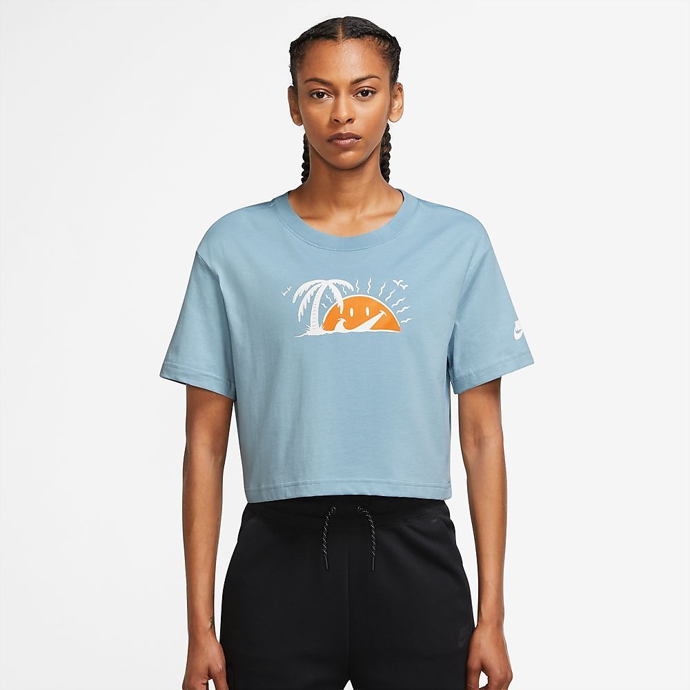 ナイキ ウィメンズ NSW FW S/S クロップ Tシャツ