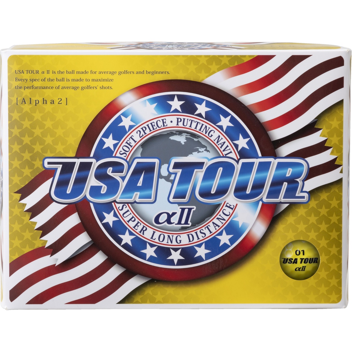 USA TOUR アルファ II イエロー　1ダース（12個入り）