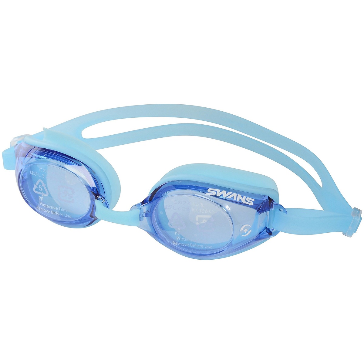 フィットネスゴーグル　(リノンくもり止め　肌にやさしいシリコーンクッション＆ベルト)