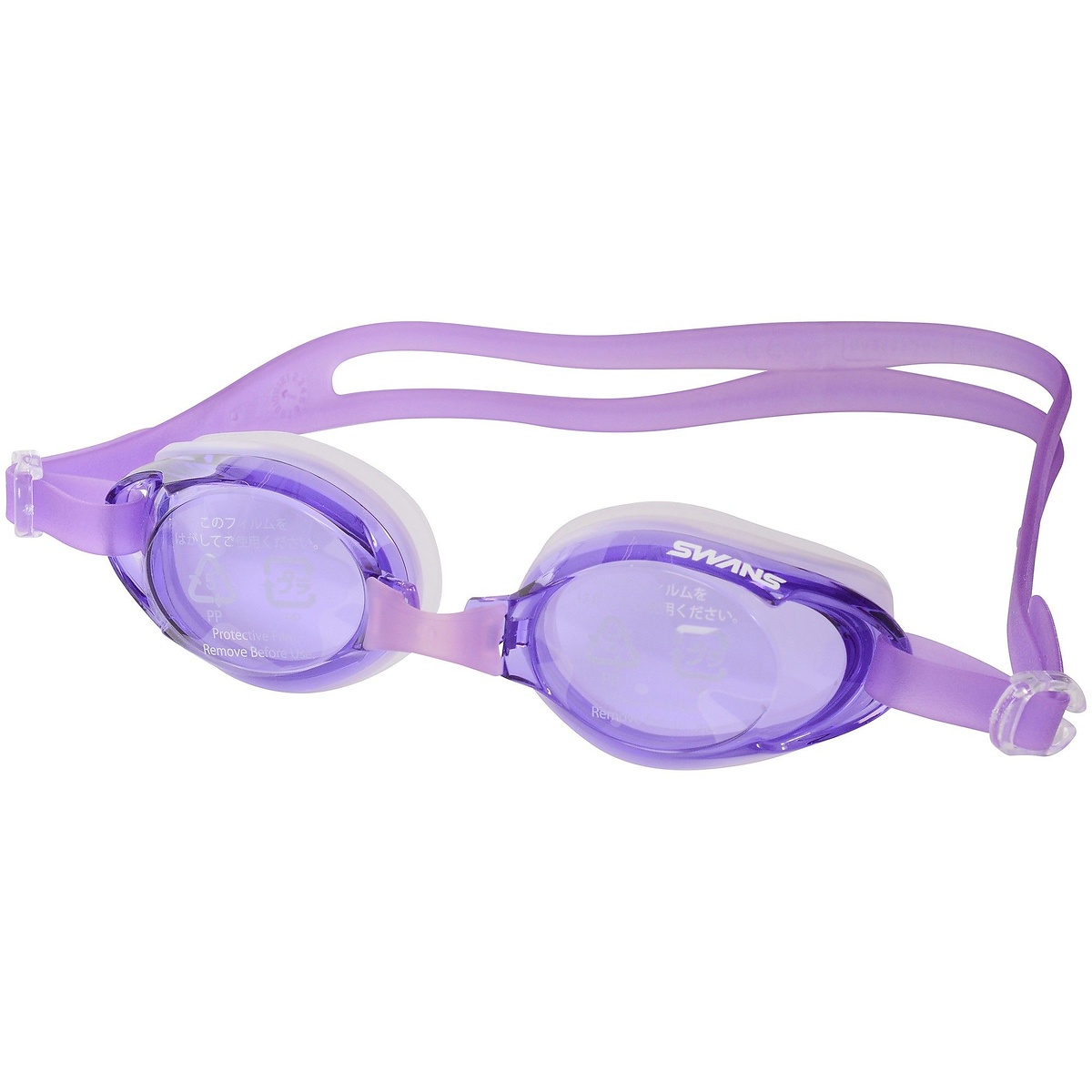 大人用スイミングゴーグル　日本製　フィットネス　抗菌クッション　UVカット　くもり止め　ワイドモデル　SWRV-008N