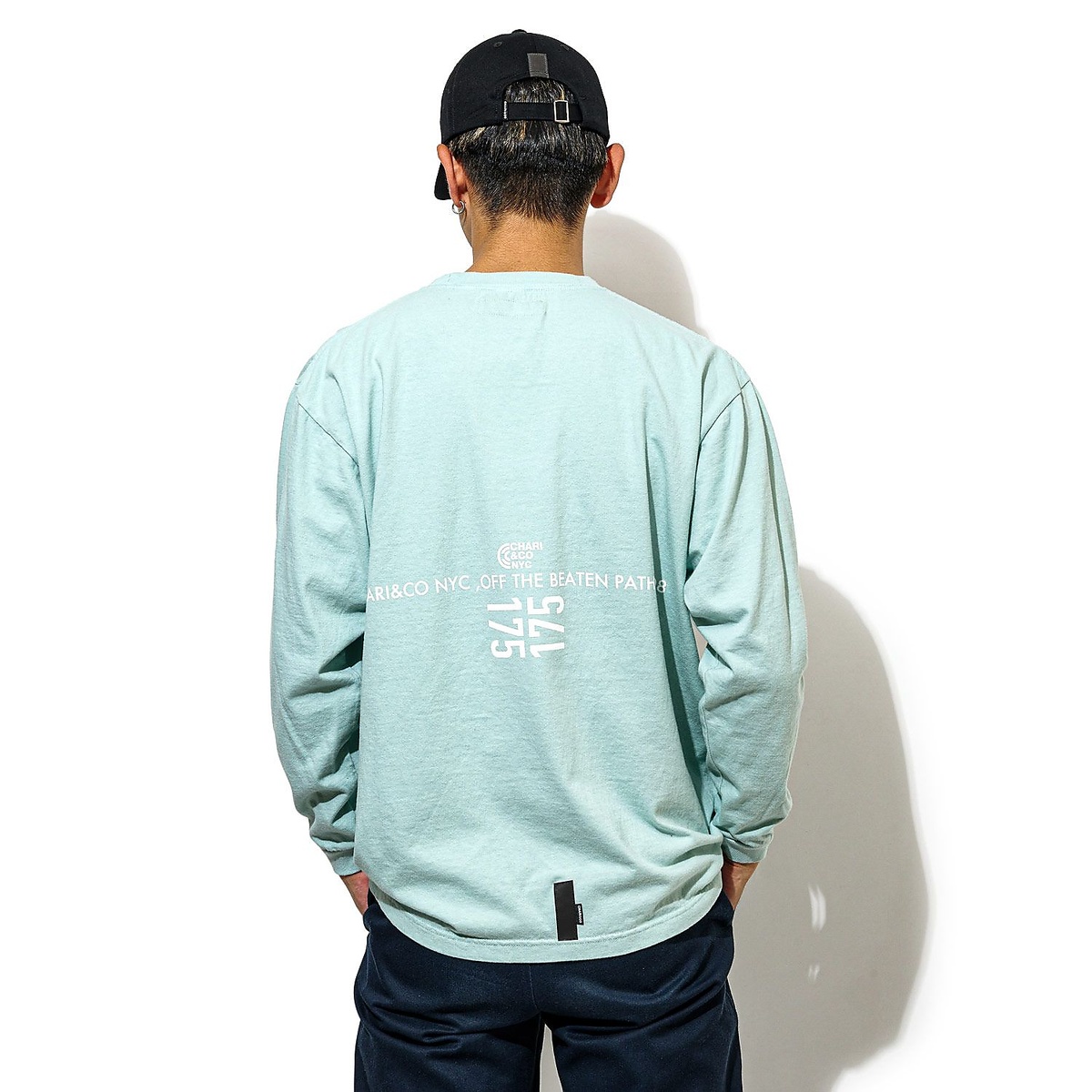 BACK NUMBER L/S PKT TEE