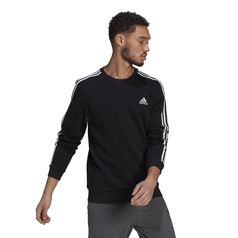 エッセンシャルズ フリース 3ストライプス スウェットシャツ / M ESSENTIALS 3STRIPES SWEATSHIRTS