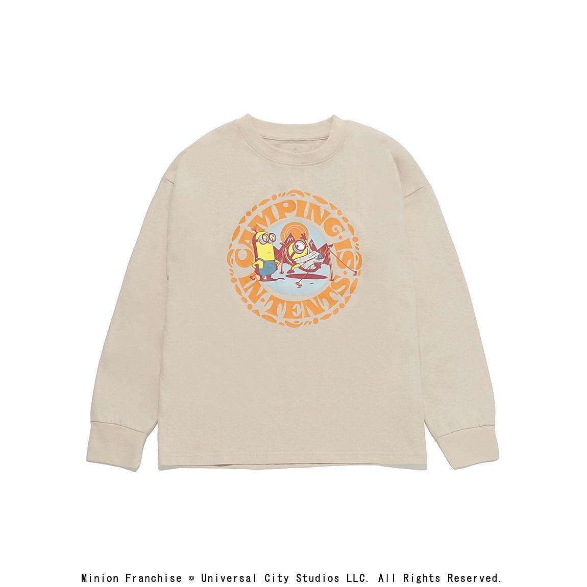 ジュニア 制菌ロングTシャツミニオン(ハンモック)
