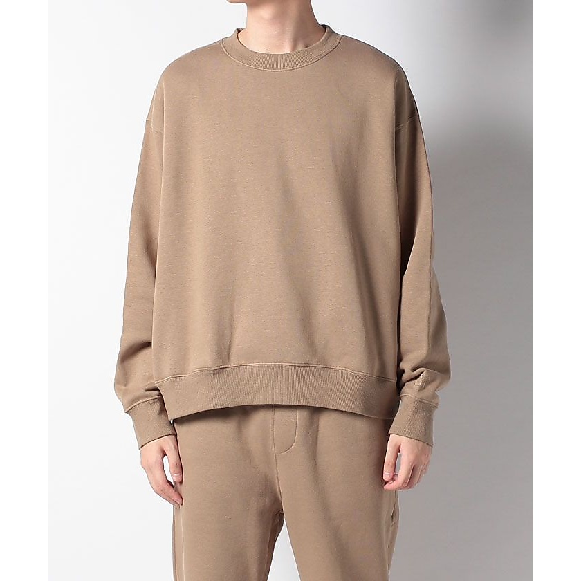 裏起毛クルーネック