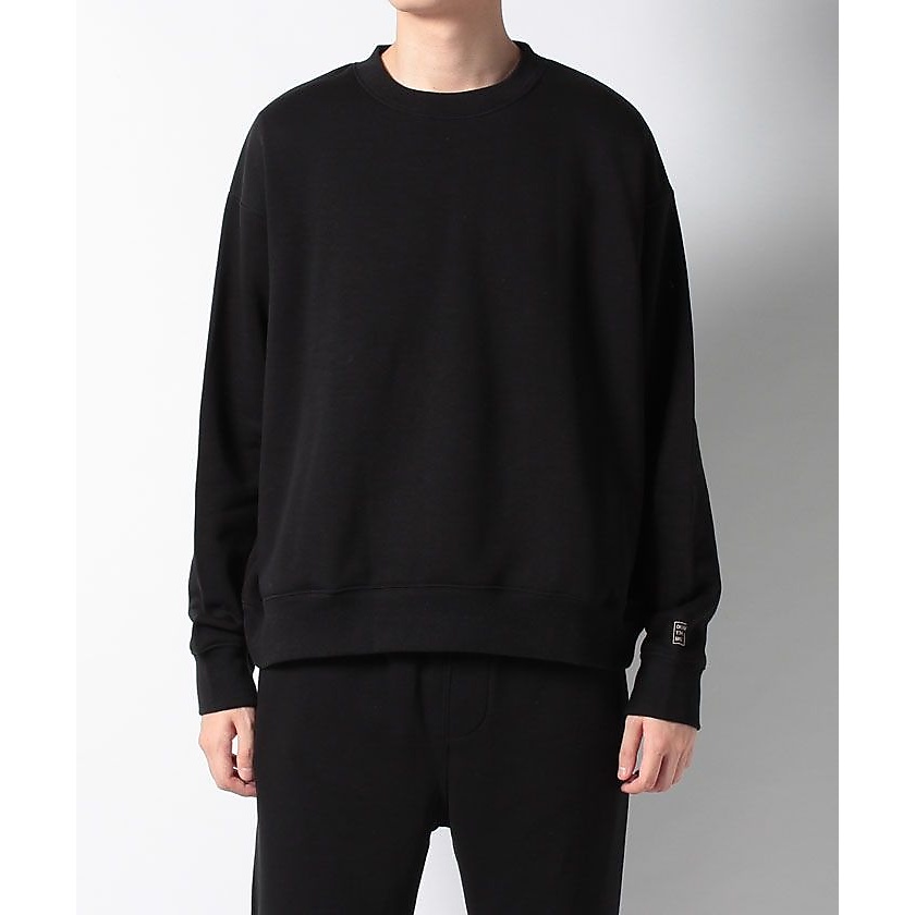 裏起毛クルーネック