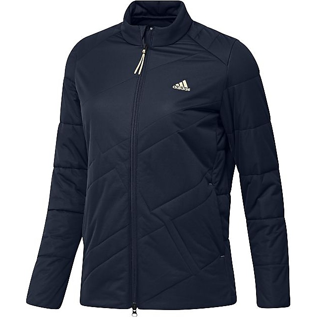 adidasアディダス - ビッグアディダスロゴ 保温 中わた長袖フルジップ