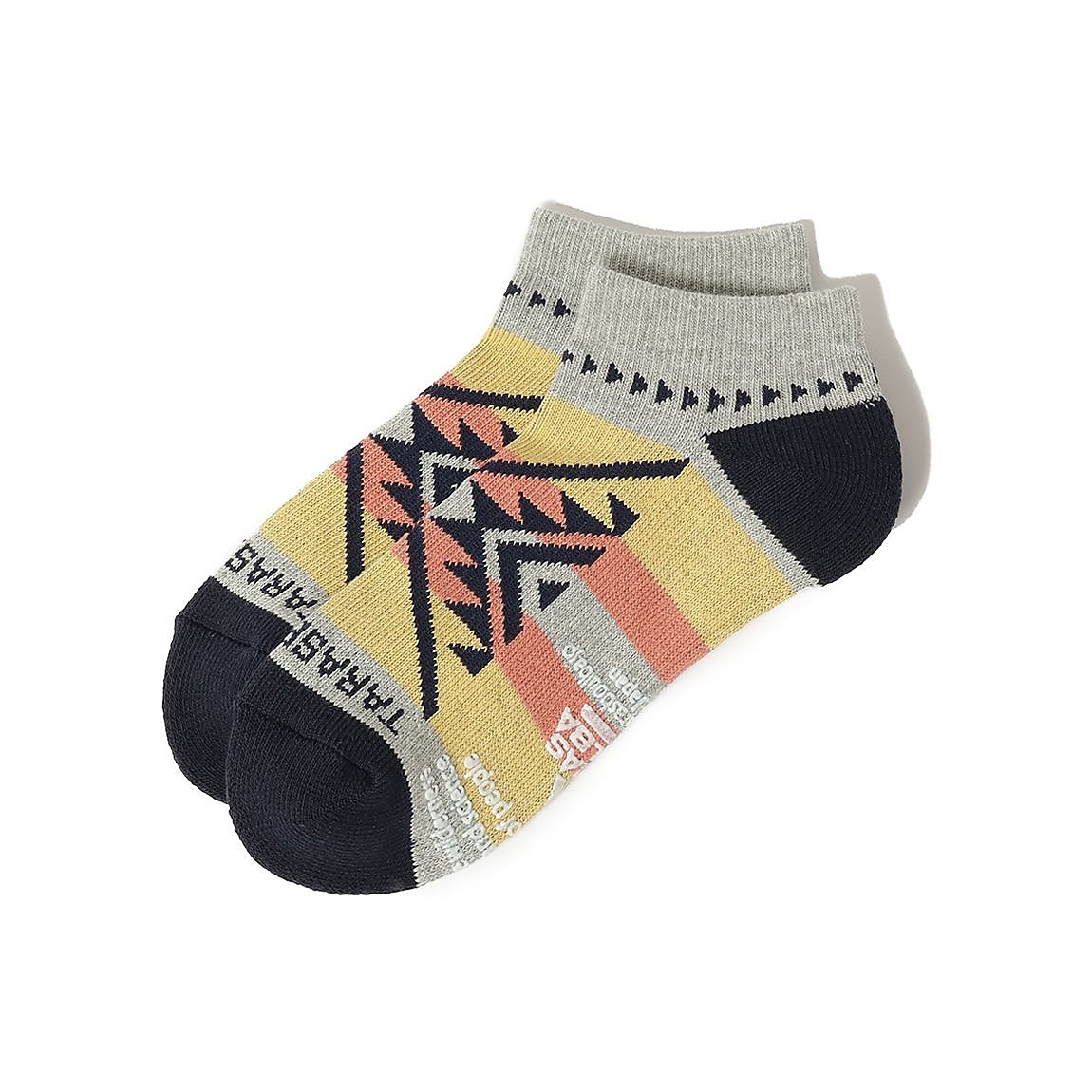 レディース ローゲージアンクルソックス（ネイティブ柄）