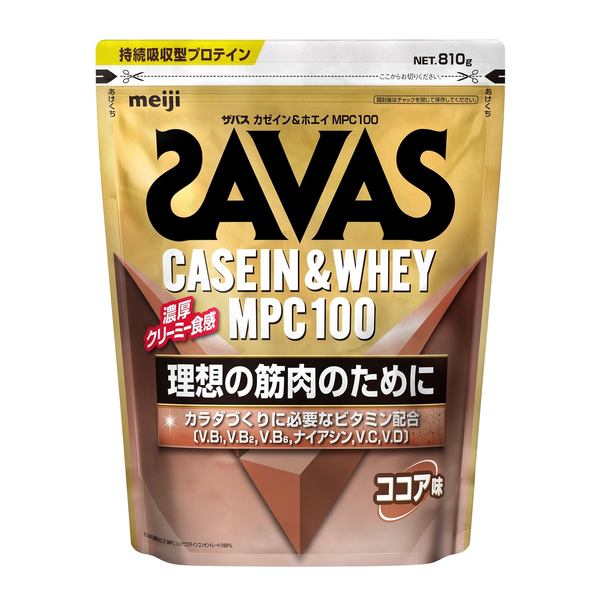 SAVAS カゼイン アンド ホエイプロテイン ココア810G