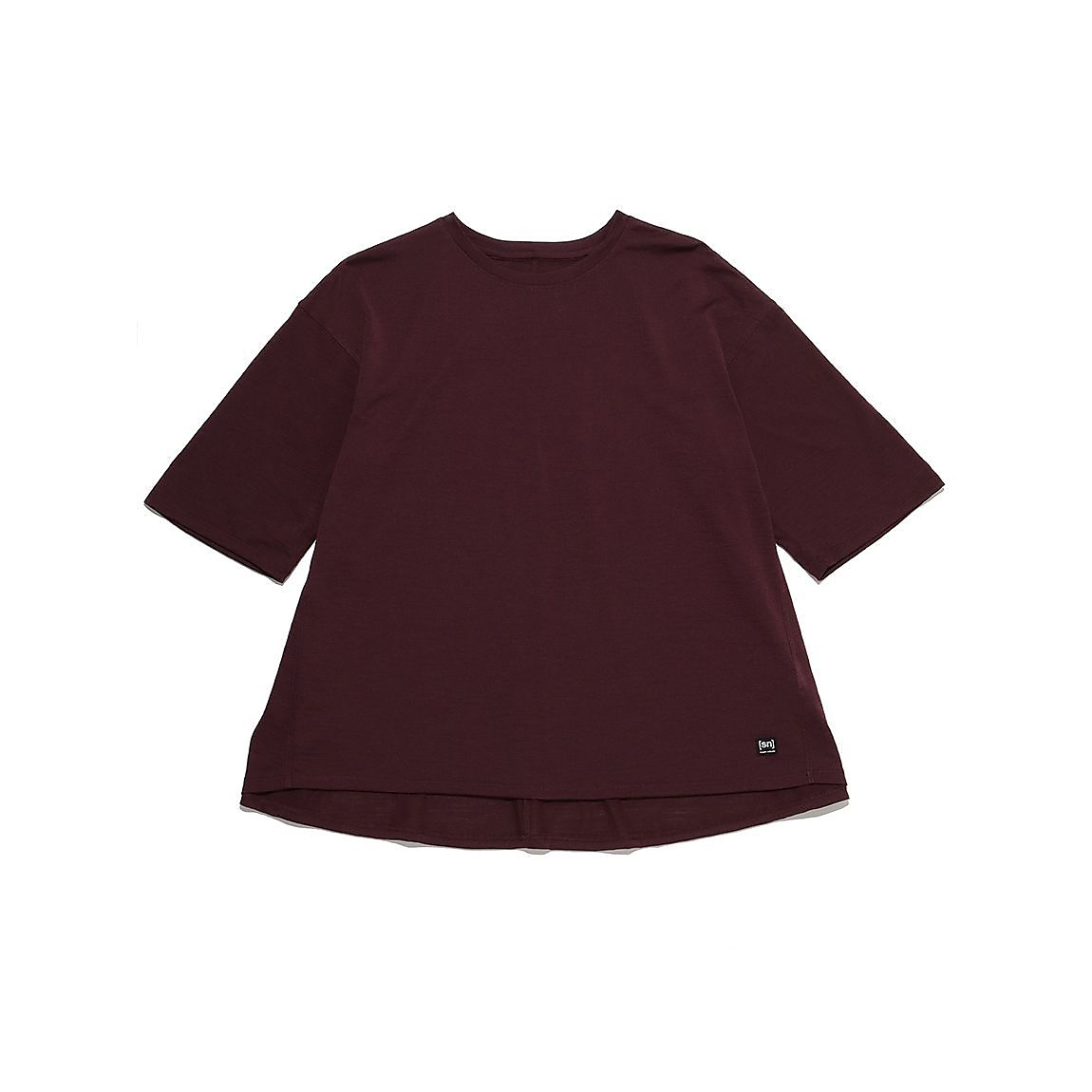 W BACK FLARE 7SLEEVE TOP