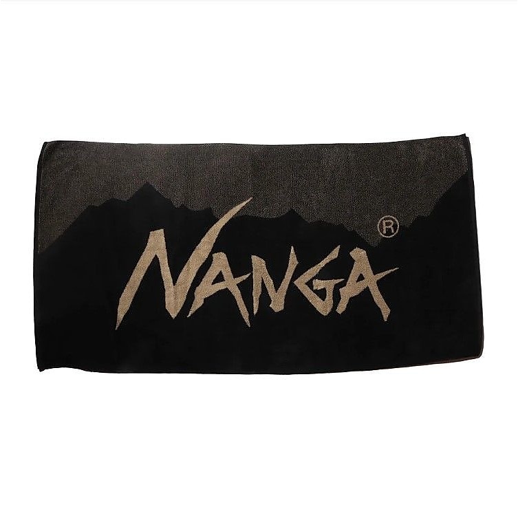 ナンガ　バスタオル　NANGA LOGO BATH TOWEL BEG ブルー ナンガ バスタオル NANGA LOGO BATH TOWEL BEG ブルー NANGA LOGO