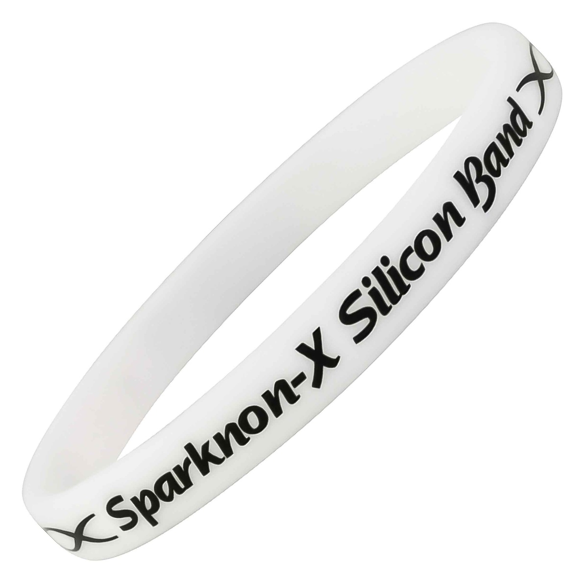 スパークノンX シリコンバンド ホワイト L