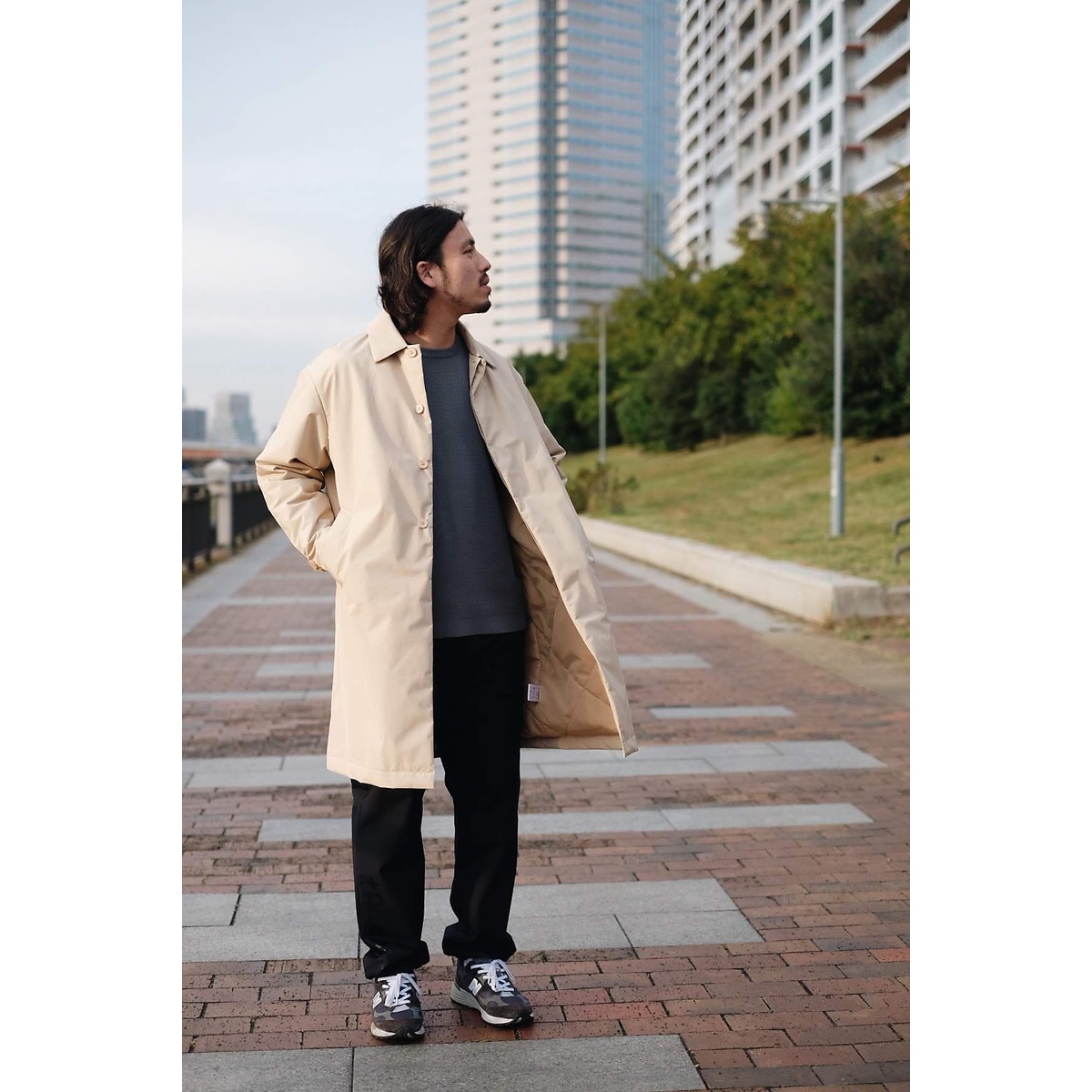 phenixプラスフェニックス - GORE TEX 2L ステンカラーコート POO