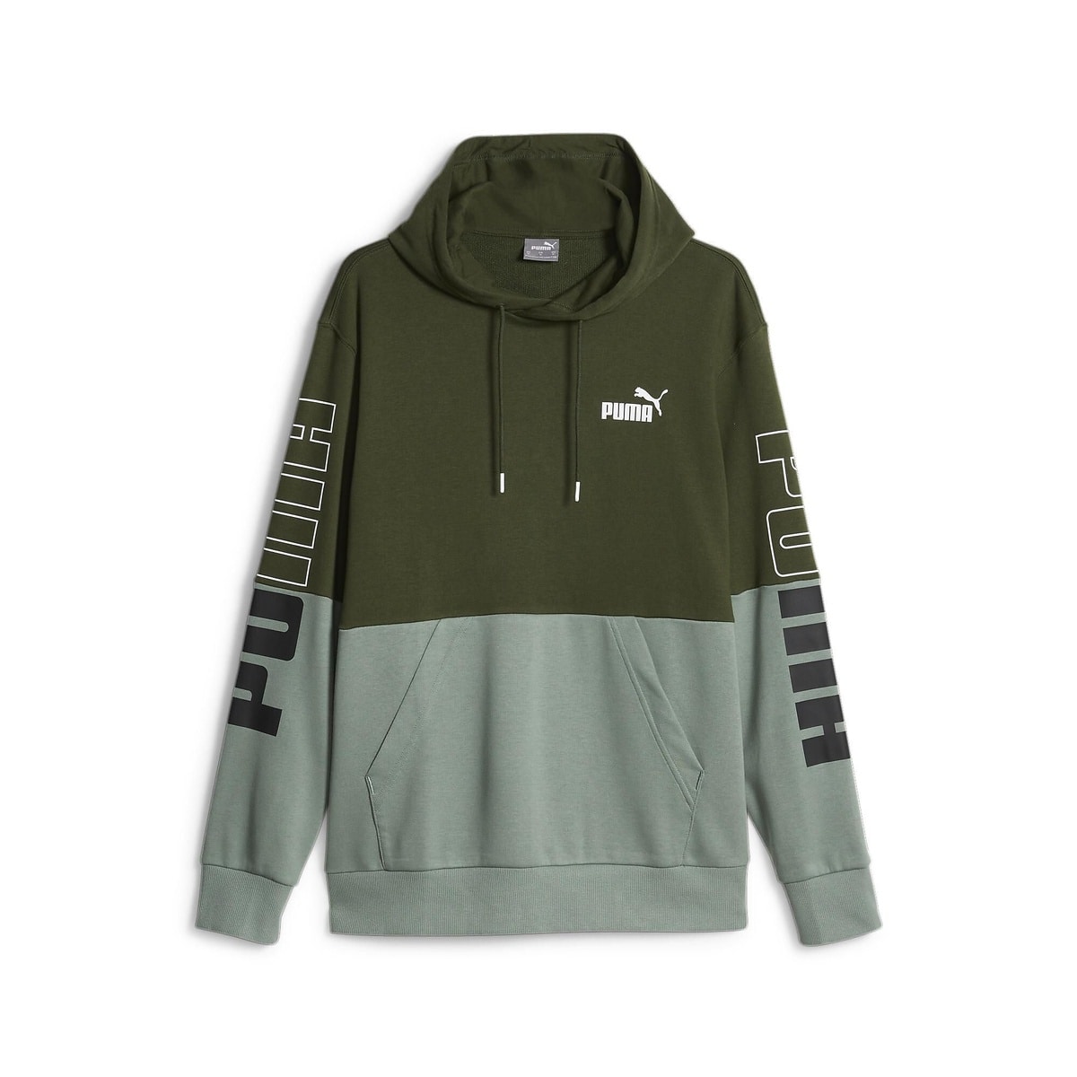 PUMA POWER カラーブロック フーディ
