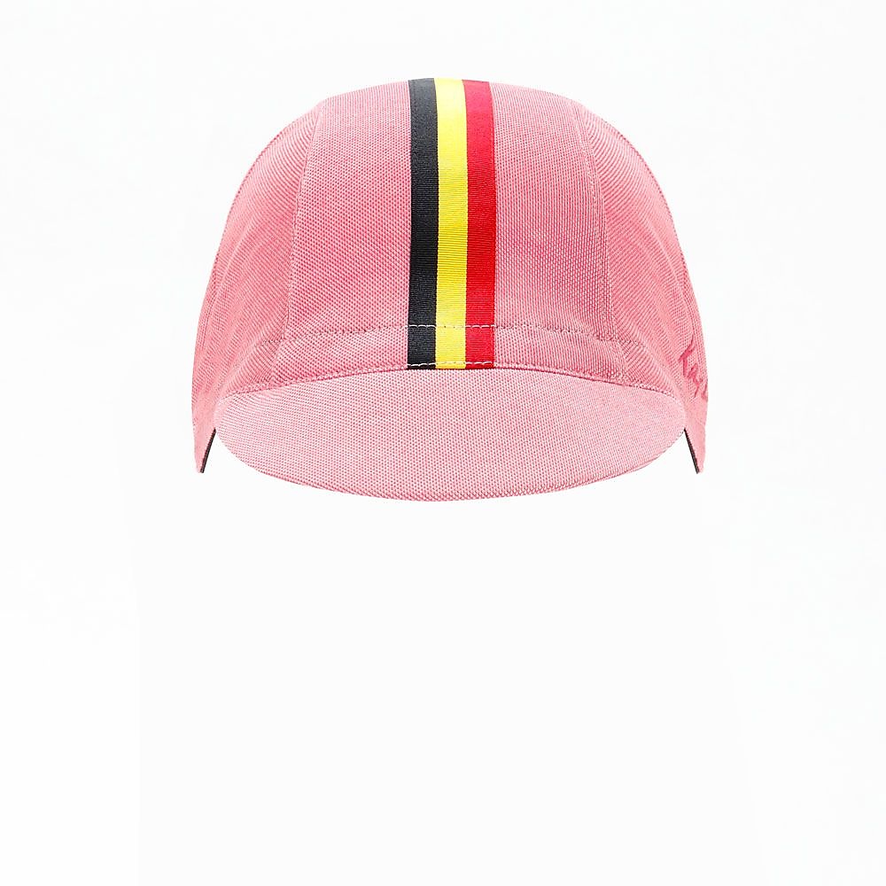 サイクルキャップ ベルギーライン 鹿の子 メランジピンク