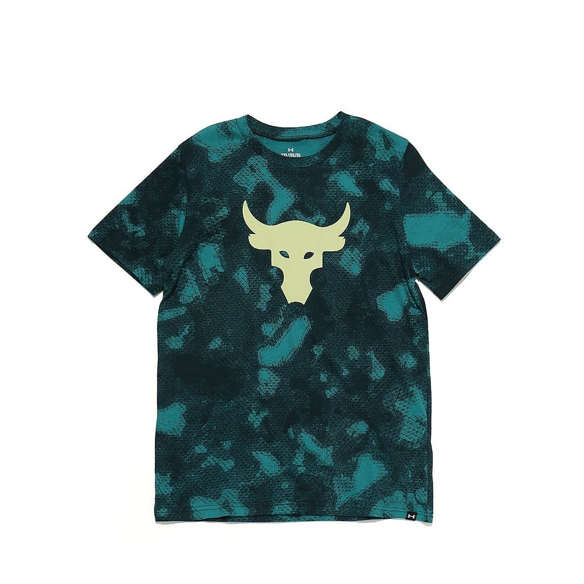 UA PROJECT ROCK LOGO ALLOVER PRINT SS