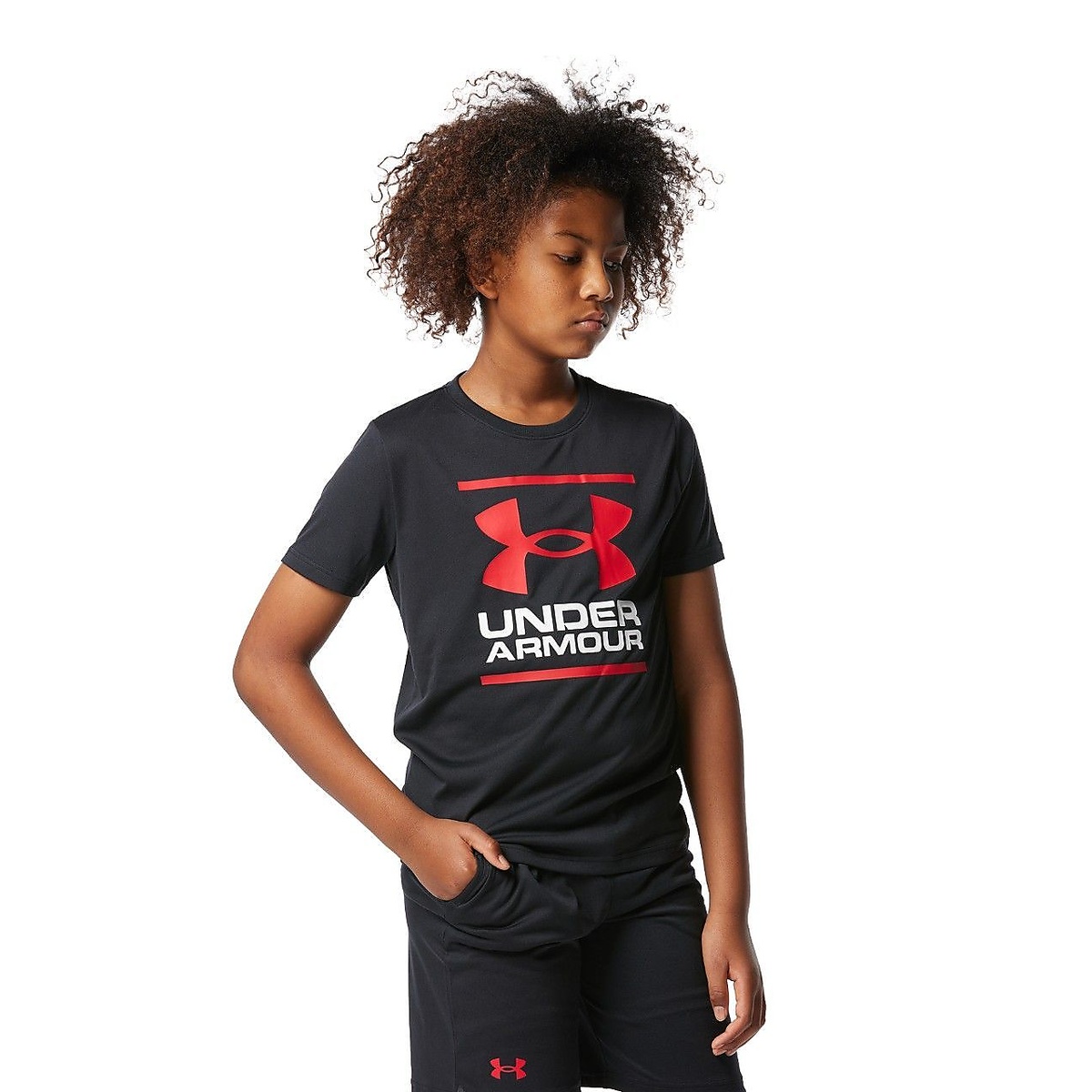 UA TECH SHORT SLEEVE T-SHIRT ＆ SHORTS SET