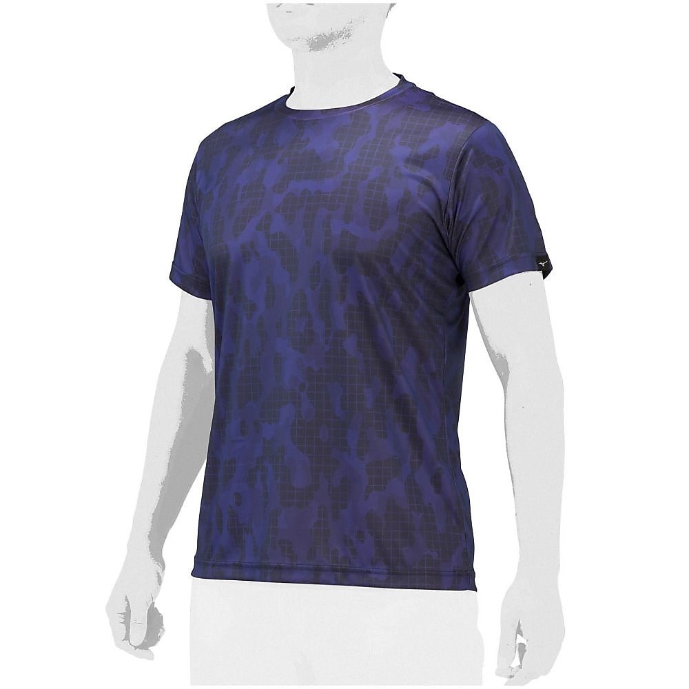 MIZUNO グラフィックプリント Tシャツ MIZUNOミズノ - グラフィックプリントTシャツ 12JAAT5916/メガスポーツ