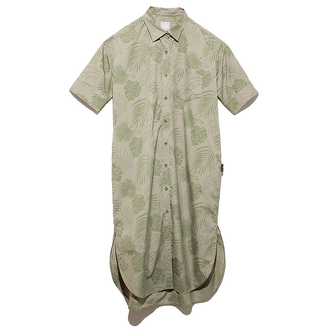 レディース 5分袖ロングワンピース