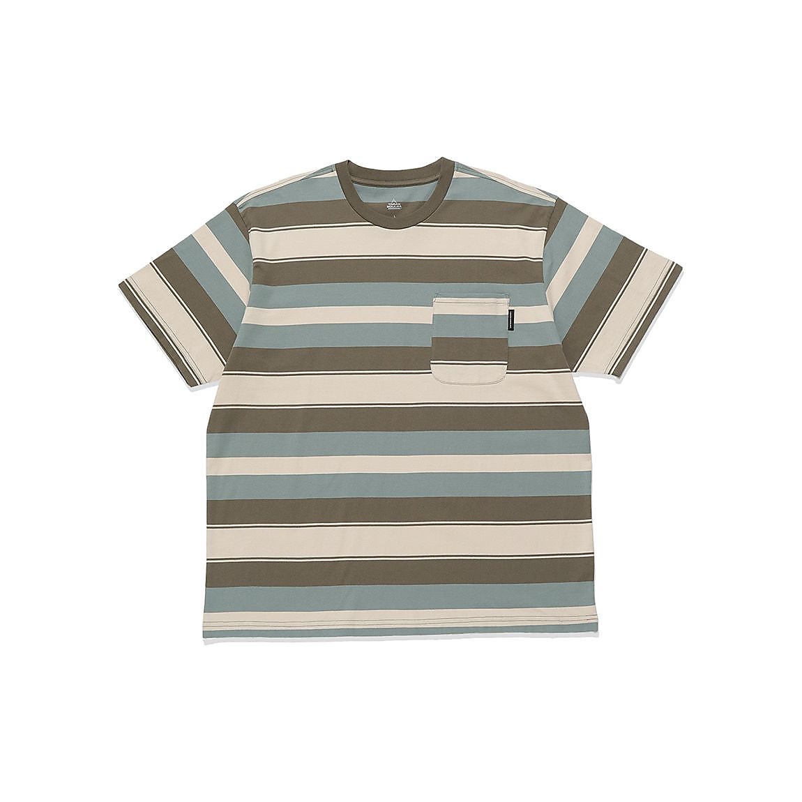 コットン天竺 マルチボーダーTシャツ