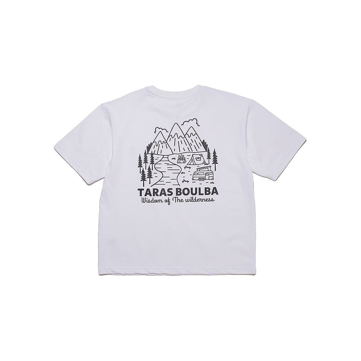 レディース PE天竺 プリントＴシャツ（キャンプ）
