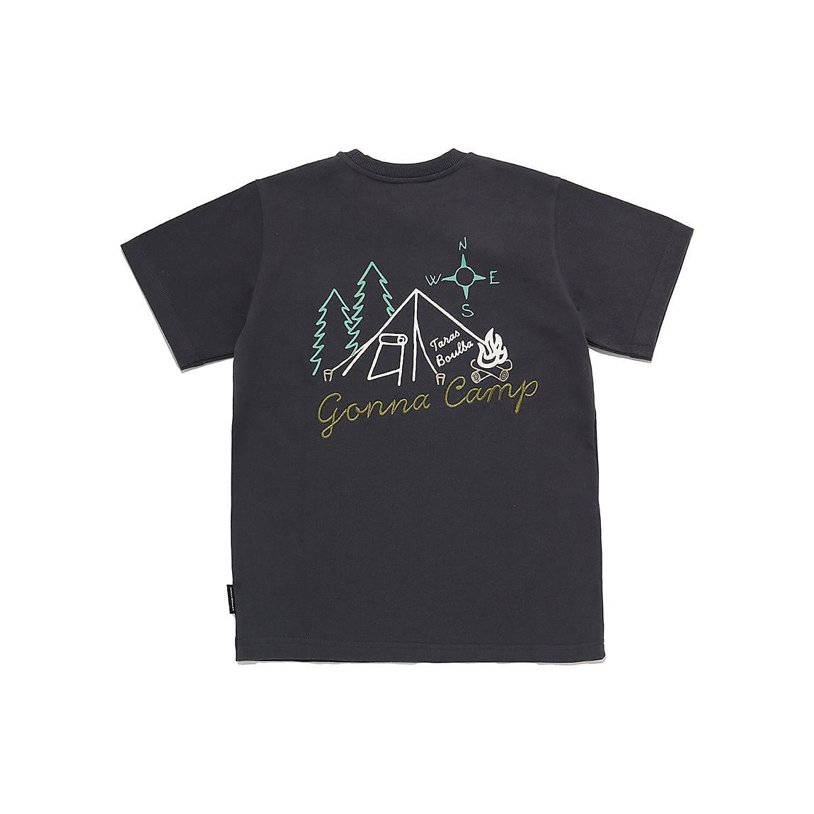ジュニア ヘビーコットン ポケットTシャツ（キャンプ）