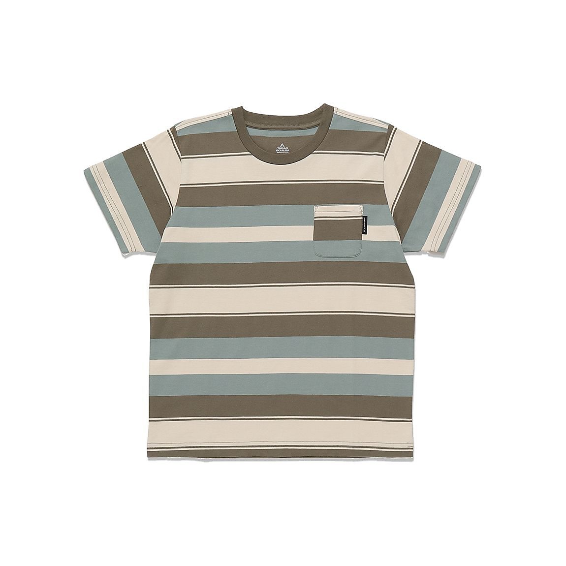 ジュニア コットン天竺 マルチボーダーＴシャツ