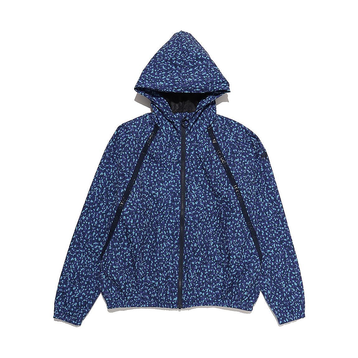 総柄グラフィックウィンドジャケット(裏メッシュ付き)