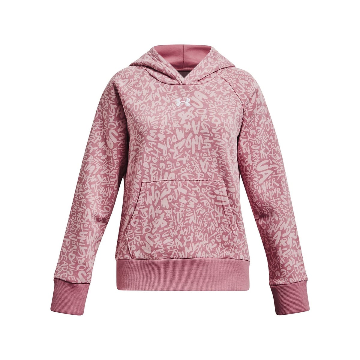 UA RIVAL FLEECE PRINTED HOODIE