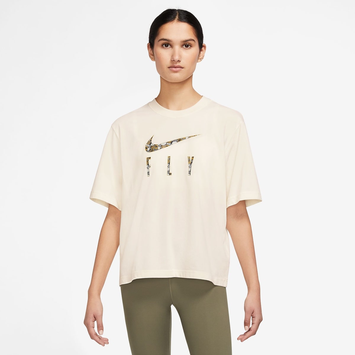 ナイキ ウィメンズ DF スウッシュ フライ ボクシー S/S Tシャツ