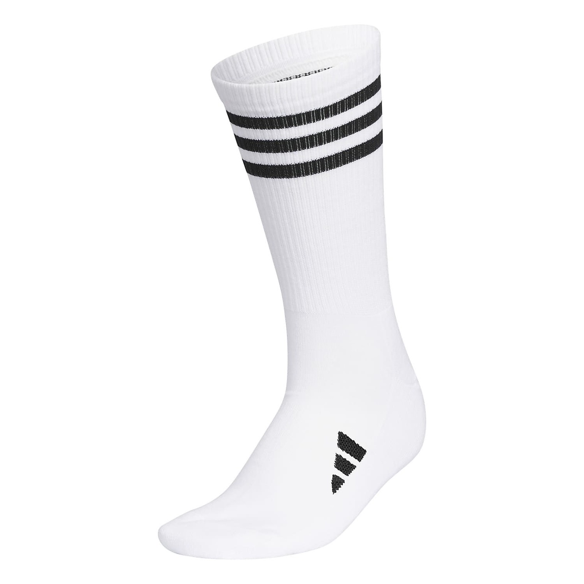 クルー丈 スリーストライプ クッションソックス