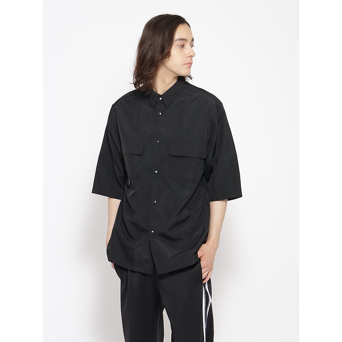 タスランナイロン オーバーサイズシャツ MENS